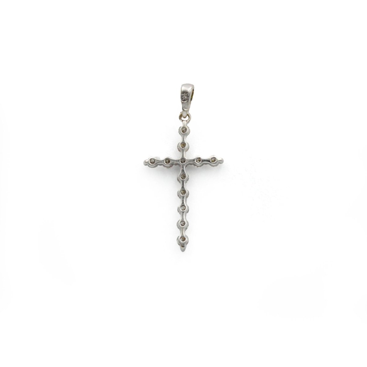 Pendentif en or blanc et diamants - Castafiore