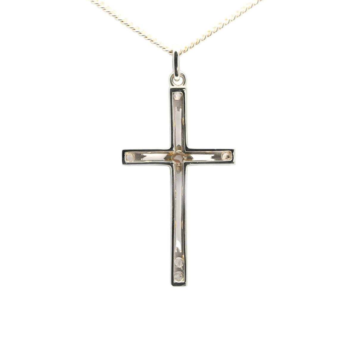 Pendentif en or blanc et diamants - Castafiore