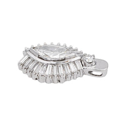 Pendentif en or blanc et diamants - Castafiore