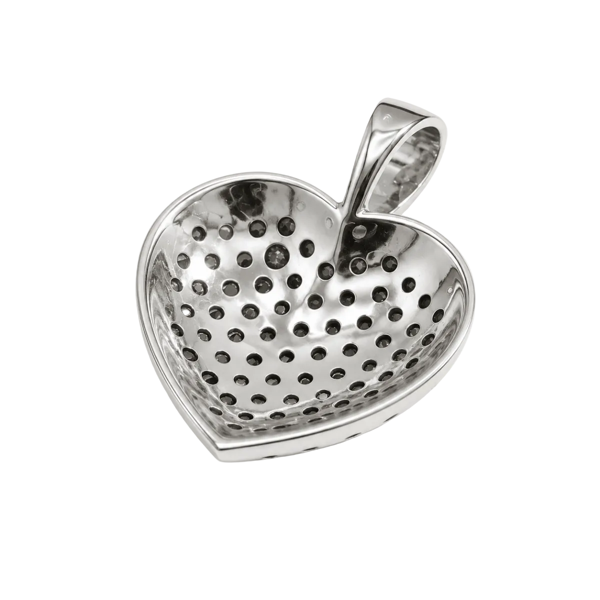 Pendentif en or blanc et diamants - Castafiore
