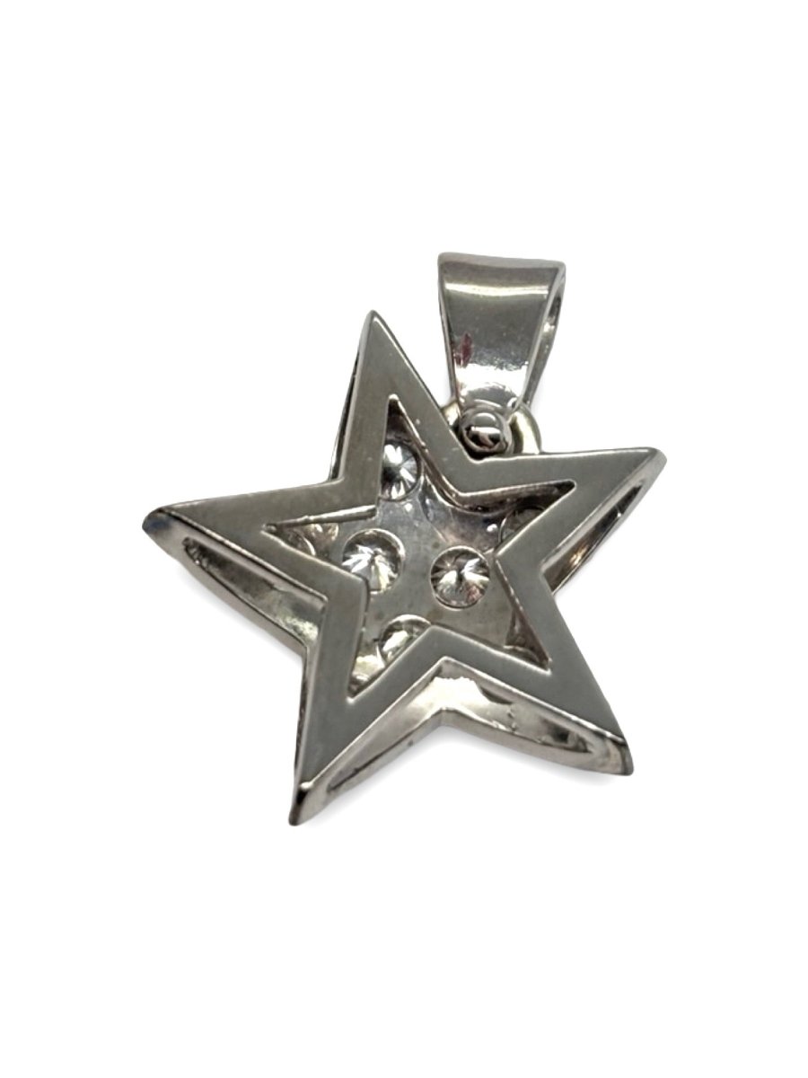 Pendentif en or blanc et diamants - Castafiore