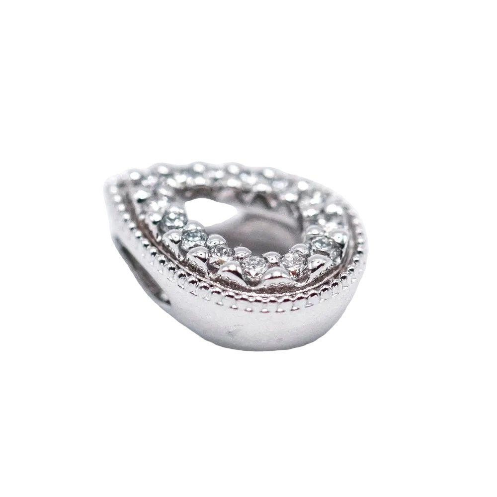 Pendentif en or blanc et diamants - Castafiore