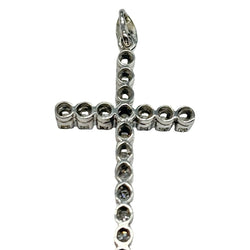 Pendentif en or blanc et diamants - Castafiore