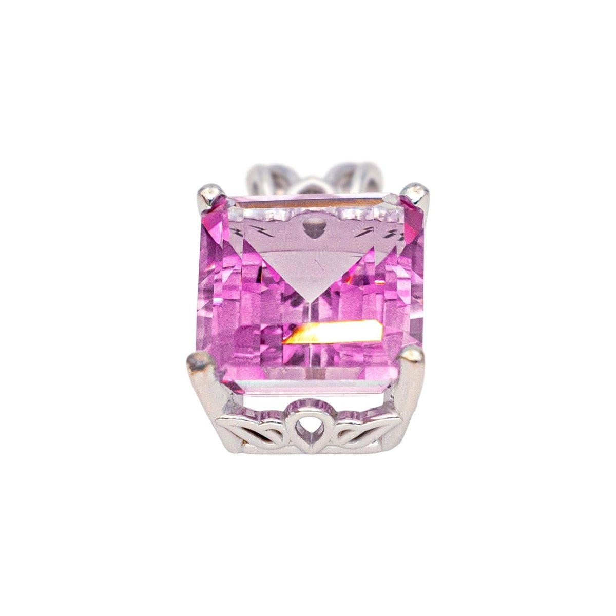 Pendentif en or blanc et tourmaline - Castafiore