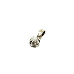 Pendentif en or blanc, platine et diamant - Castafiore