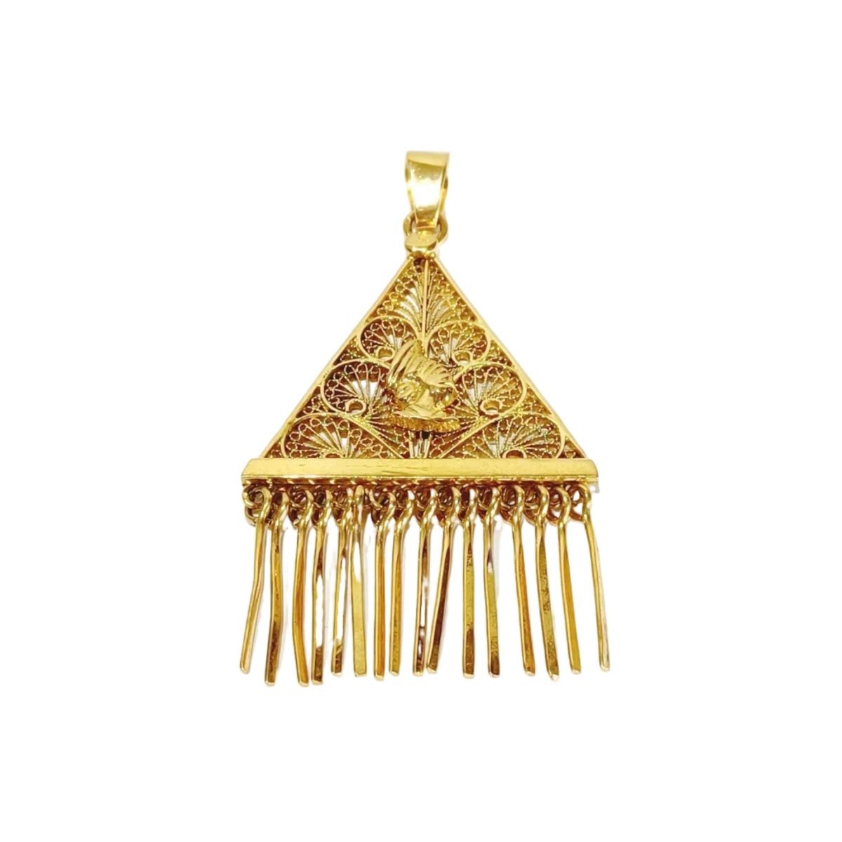 Pendentif en or champagne - Castafiore