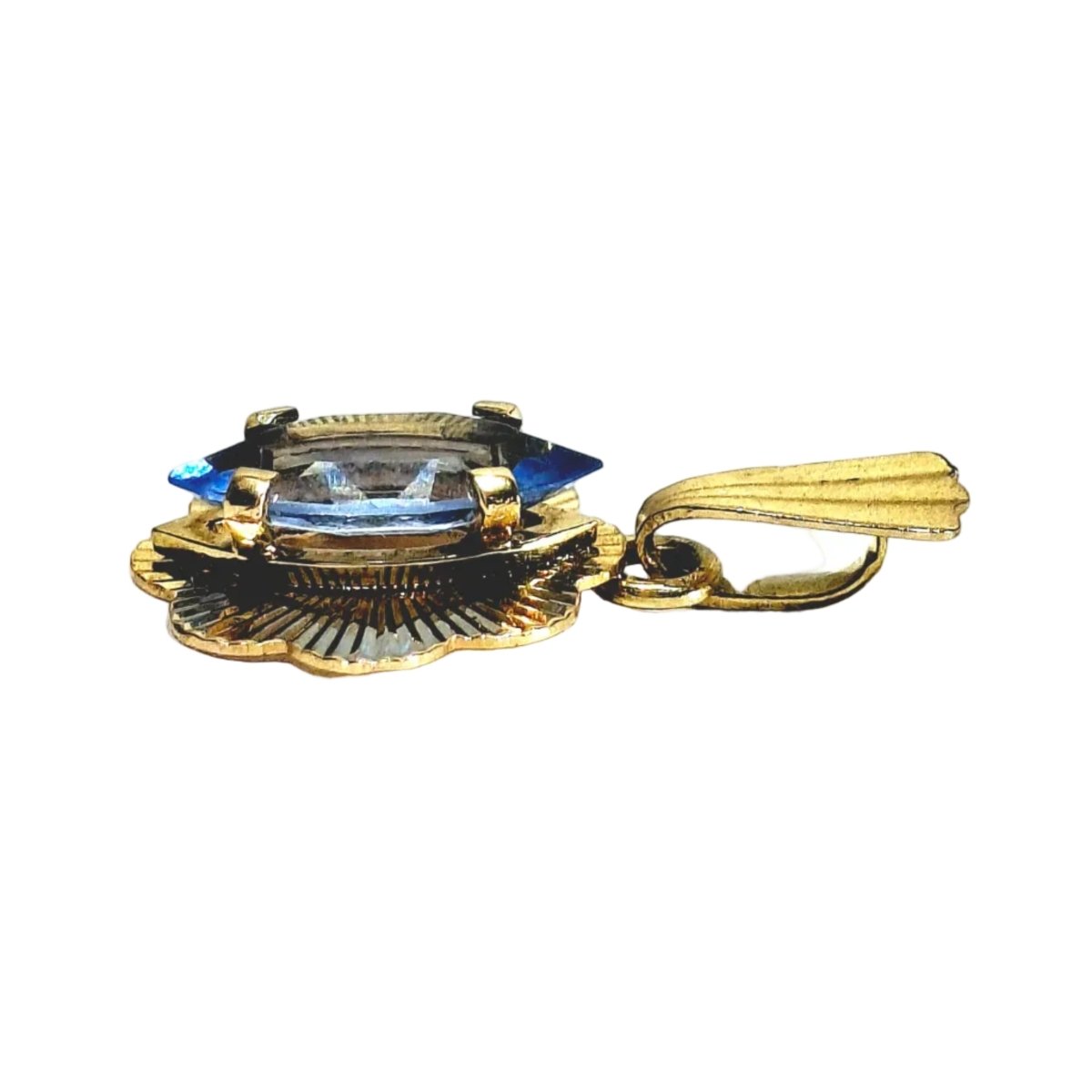 Pendentif en or et topaze - Castafiore