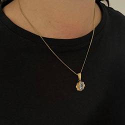 Pendentif en or et topaze - Castafiore