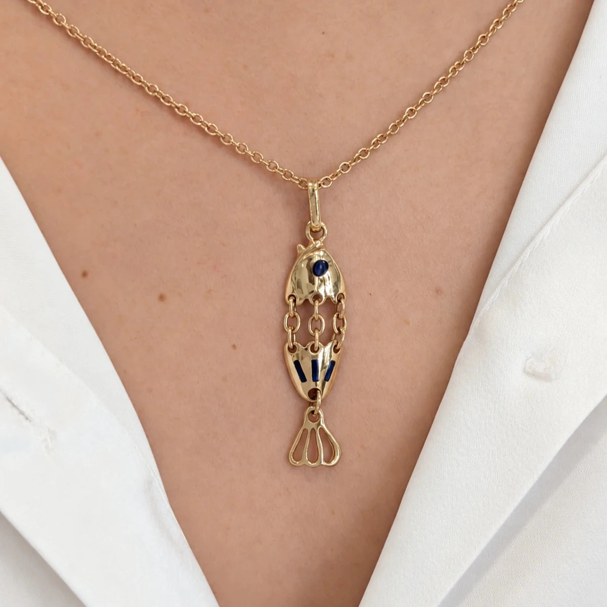 Pendentif en or jaune - Castafiore