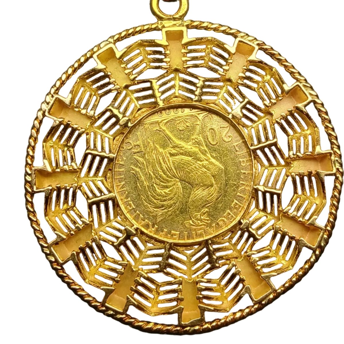Pendentif en or jaune - Castafiore