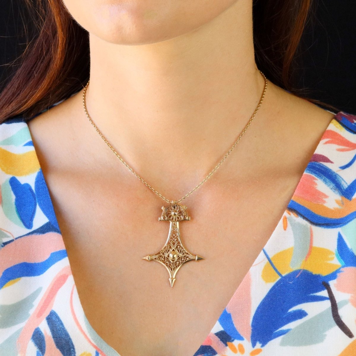 Pendentif en or jaune - Castafiore