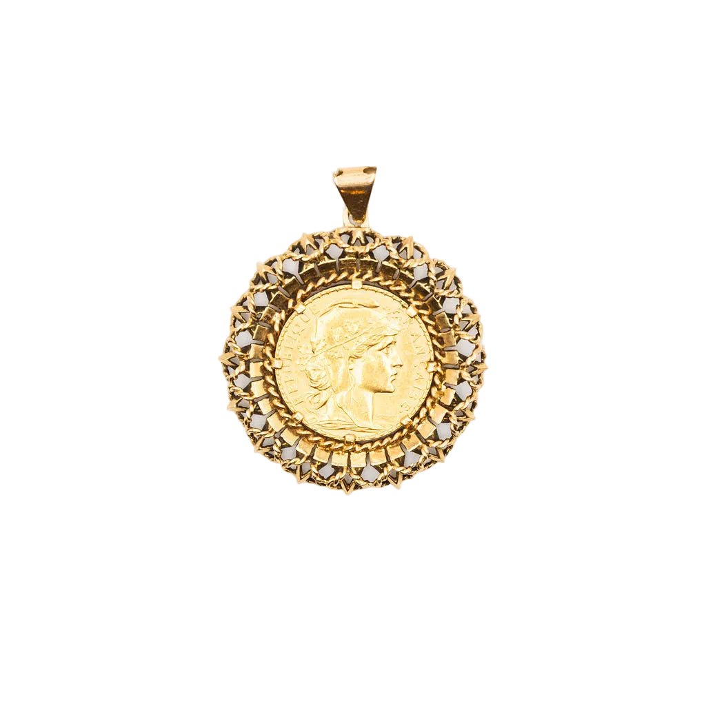 Pendentif en or jaune - Castafiore