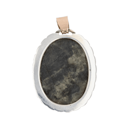 Pendentif en or jaune, argent et labradorite - Castafiore