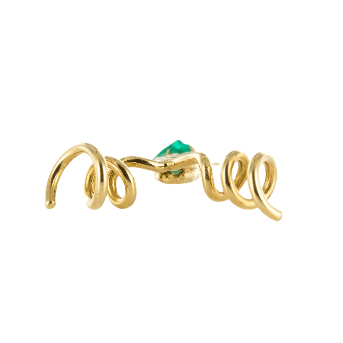 Pendentif en or jaune, émeraudes et diamants - Castafiore