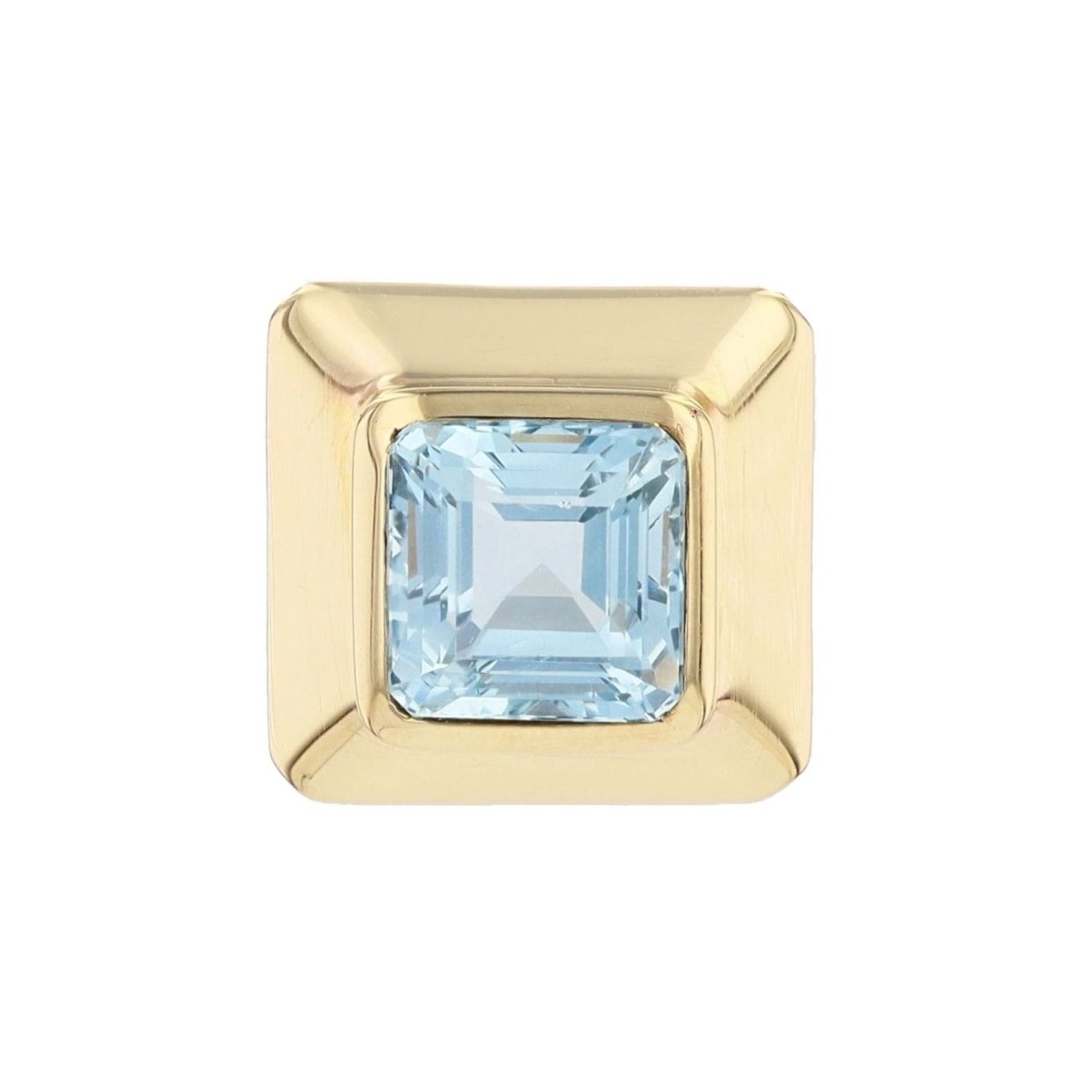 Pendentif en or jaune et aigue - marine - Castafiore