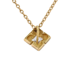 Pendentif en or jaune et aigue - marine - Castafiore