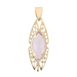 Pendentif en or jaune et améthyste - Castafiore