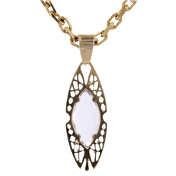 Pendentif en or jaune et améthyste - Castafiore