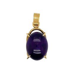 Pendentif en or jaune et améthyste - Castafiore