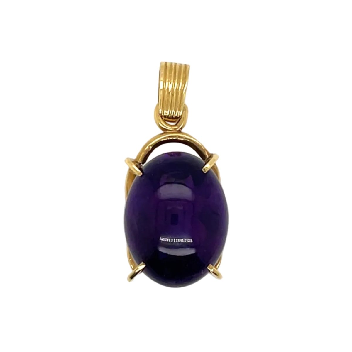 Pendentif en or jaune et améthyste - Castafiore