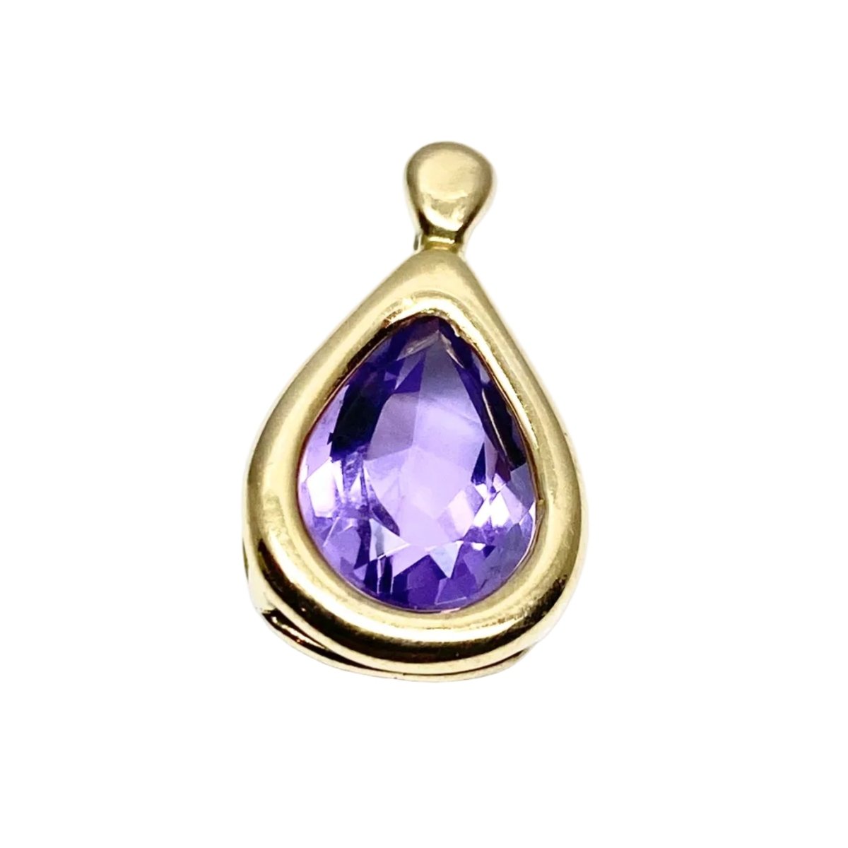 Pendentif en or jaune et améthyste - Castafiore