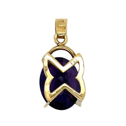 Pendentif en or jaune et améthyste - Castafiore