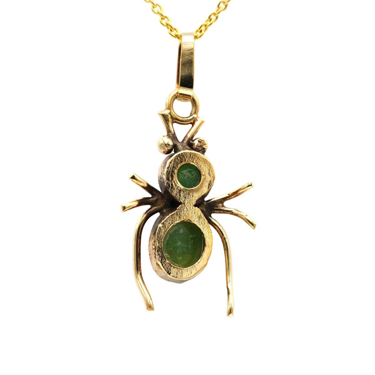 Pendentif en or jaune et aventurines - Castafiore