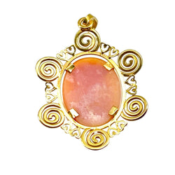 Pendentif en or jaune et camée - Castafiore