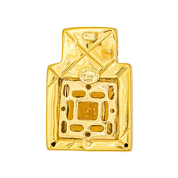 Pendentif en or jaune et citrine - Castafiore