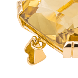 Pendentif en or jaune et citrine - Castafiore