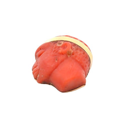 Pendentif en or jaune et corail - Castafiore