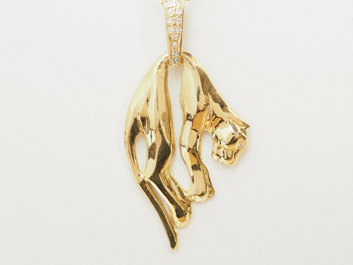 Pendentif en or jaune et diamants - Castafiore