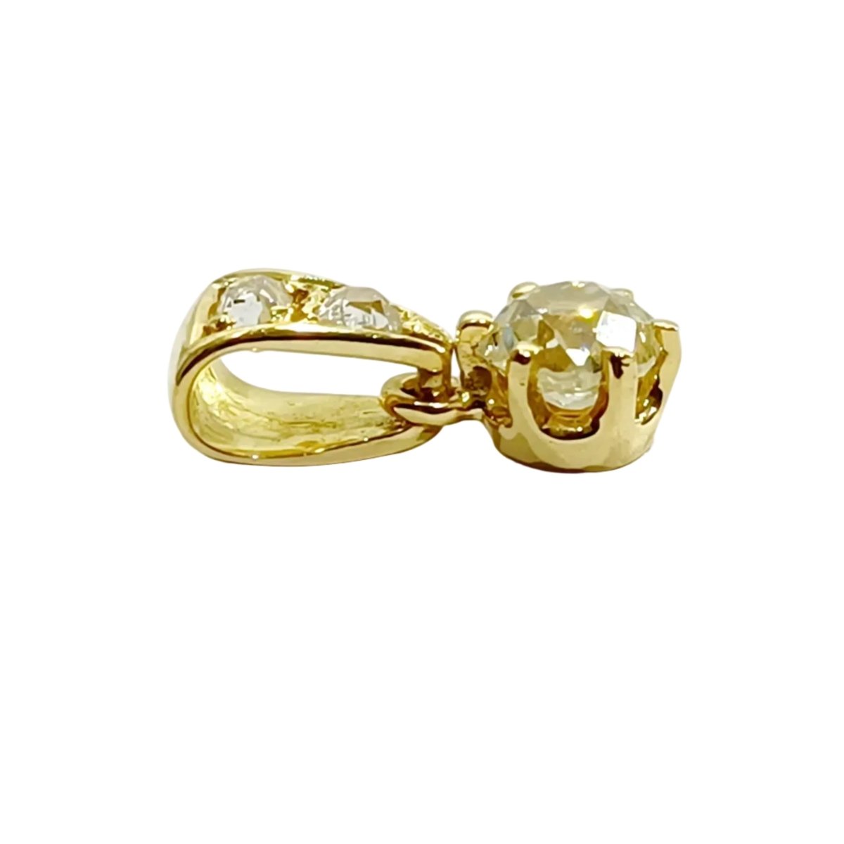Pendentif en or jaune et diamants - Castafiore