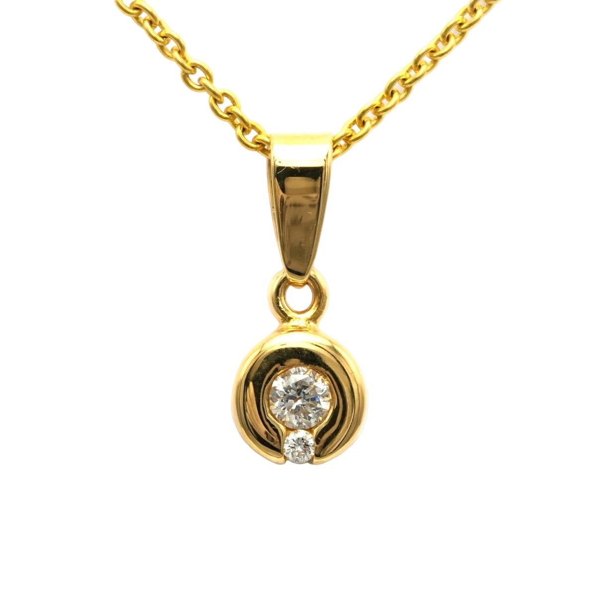 Pendentif en or jaune et diamants - Castafiore