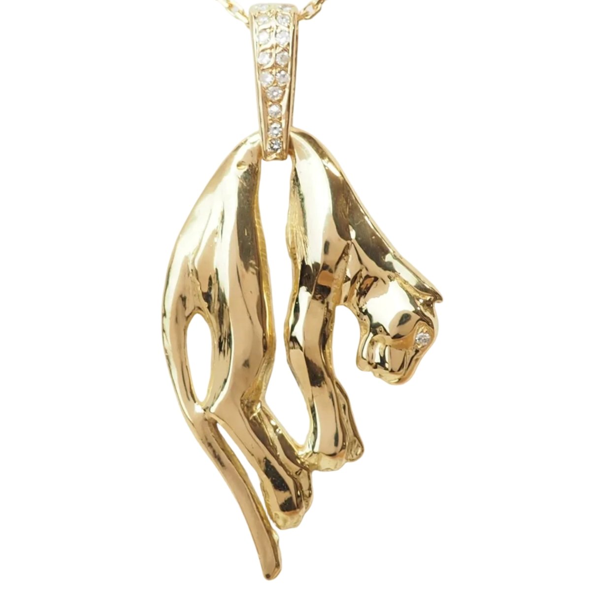 Pendentif en or jaune et diamants - Castafiore