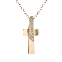 Pendentif en or jaune et diamants - Castafiore