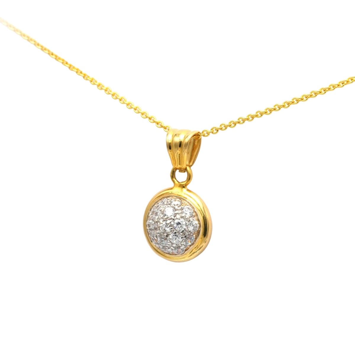 Pendentif en or jaune et diamants - Castafiore