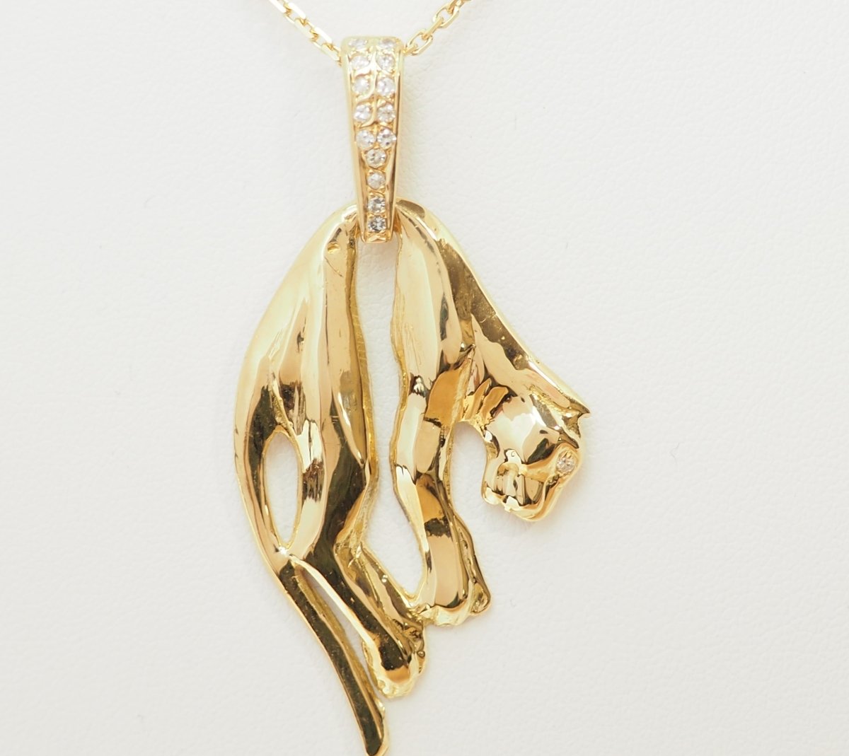 Pendentif en or jaune et diamants - Castafiore