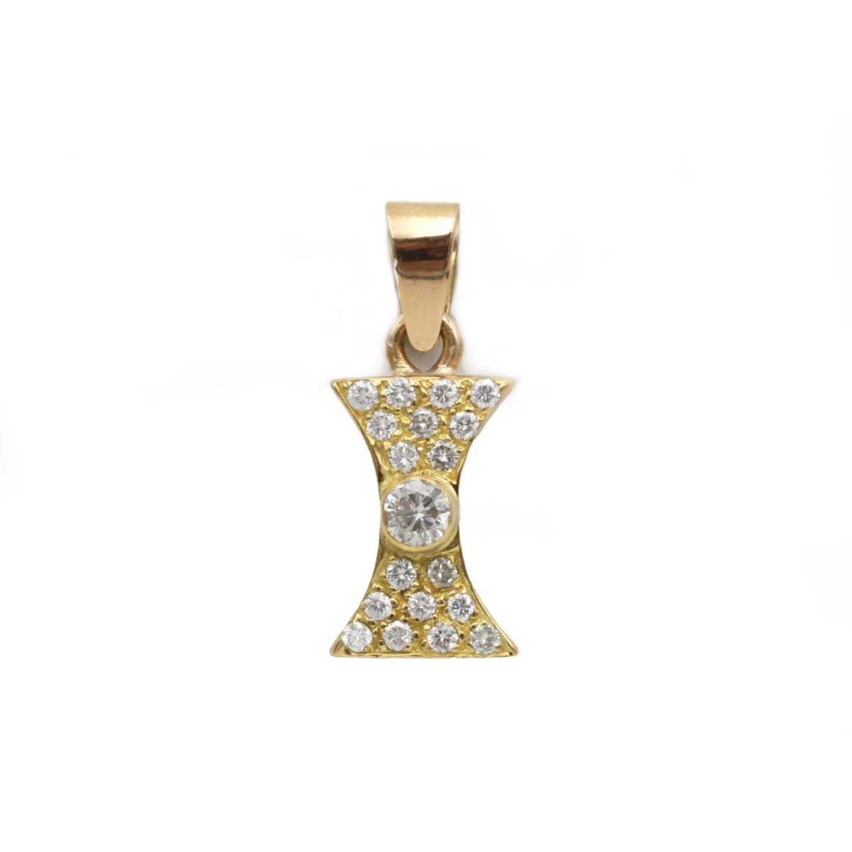 Pendentif en or jaune et diamants - Castafiore