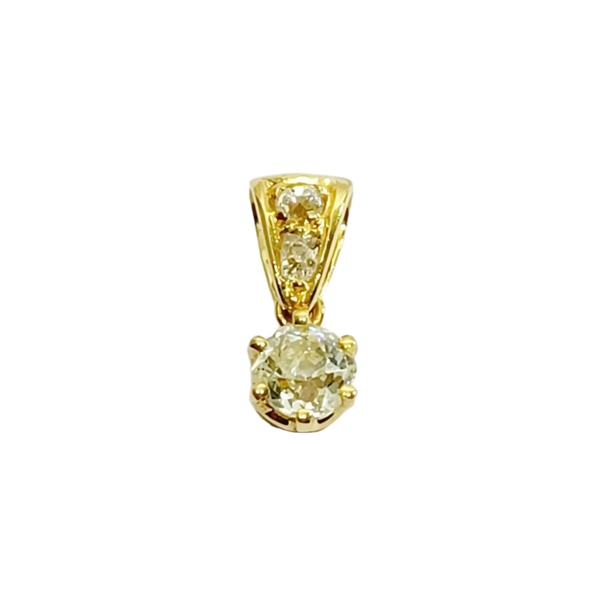 Pendentif en or jaune et diamants - Castafiore