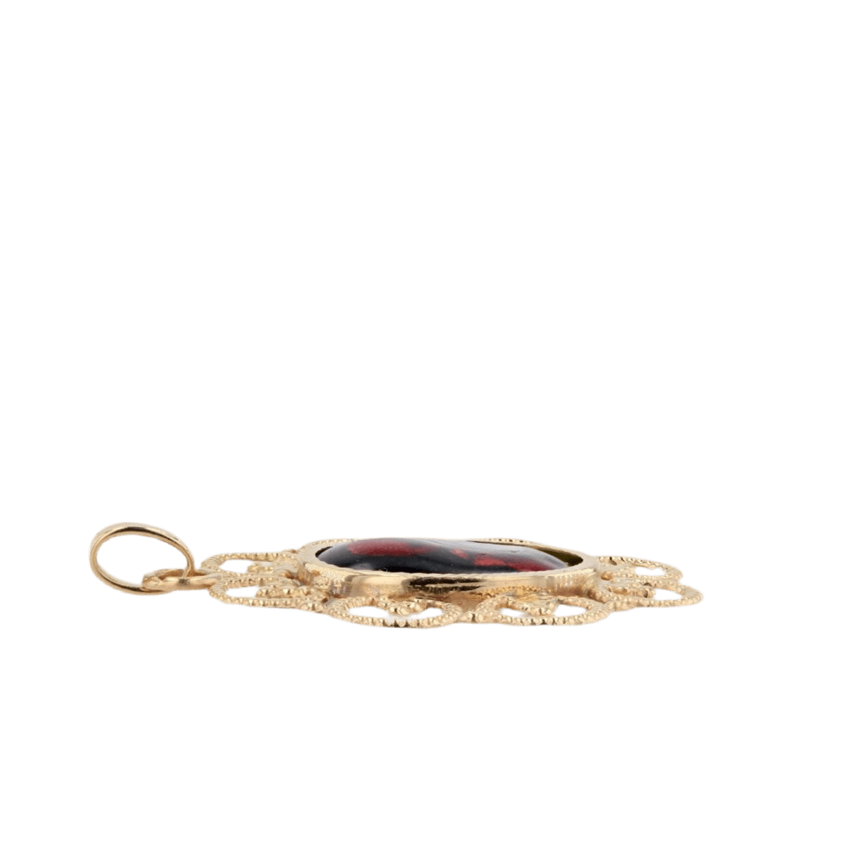 Pendentif en or jaune et émail - Castafiore