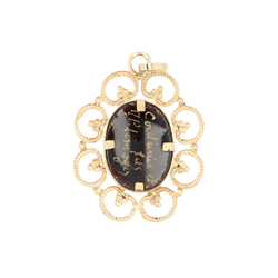 Pendentif en or jaune et émail - Castafiore