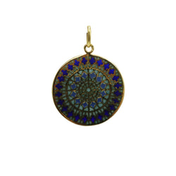 Pendentif en or jaune et émail - Castafiore