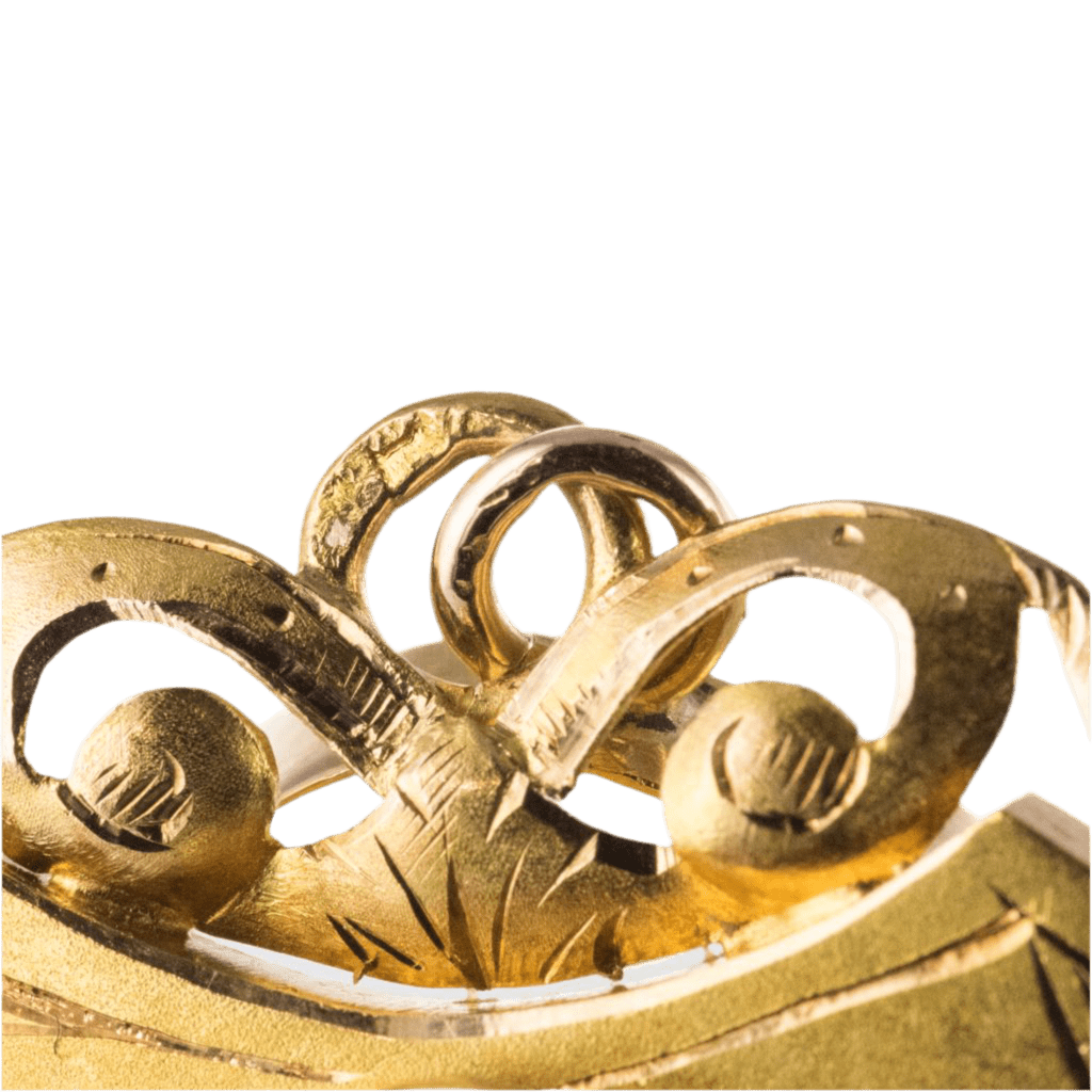 Pendentif en or jaune et émeraude - Castafiore