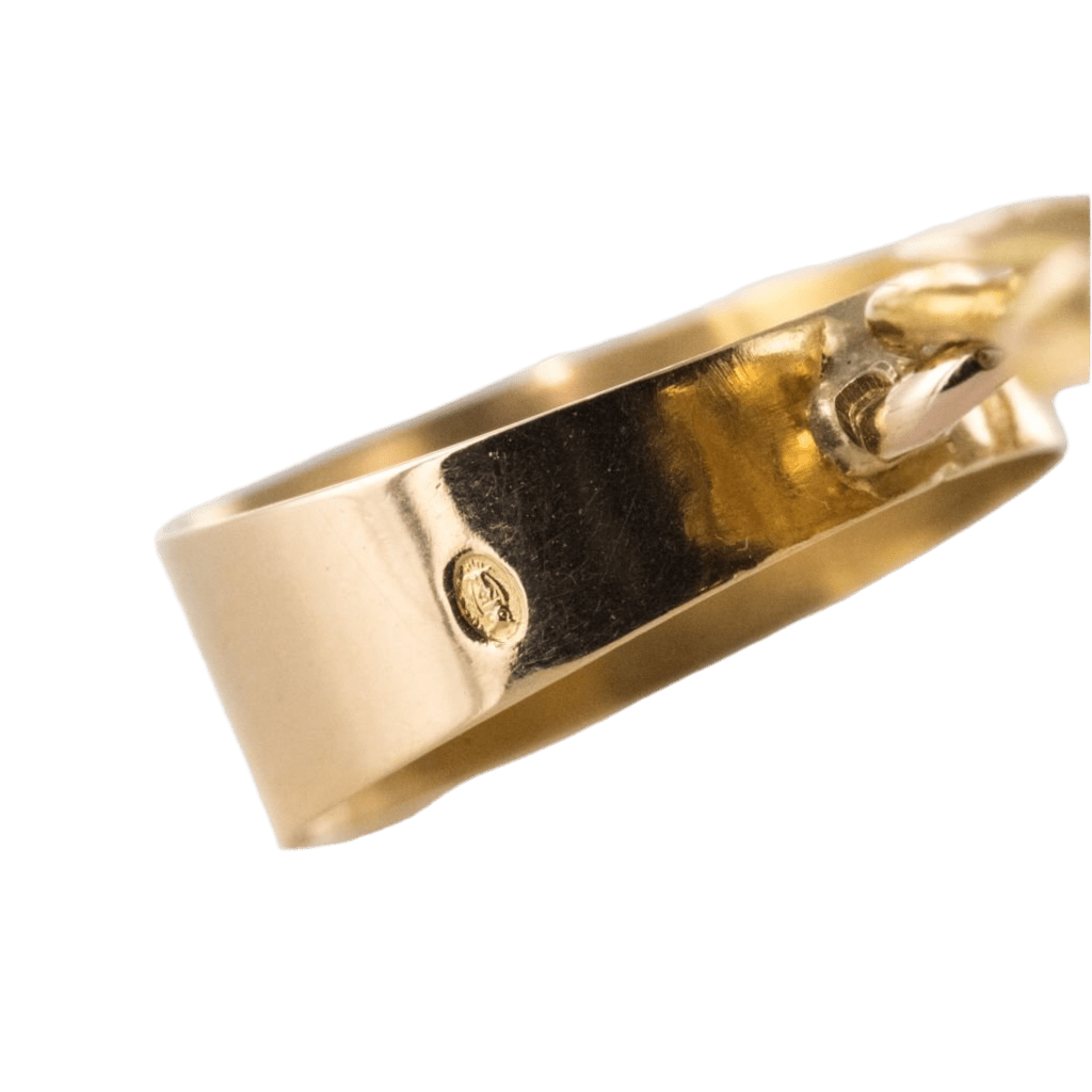 Pendentif en or jaune et émeraude - Castafiore