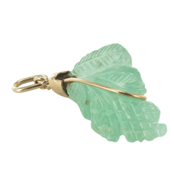 Pendentif en or jaune et émeraude - Castafiore