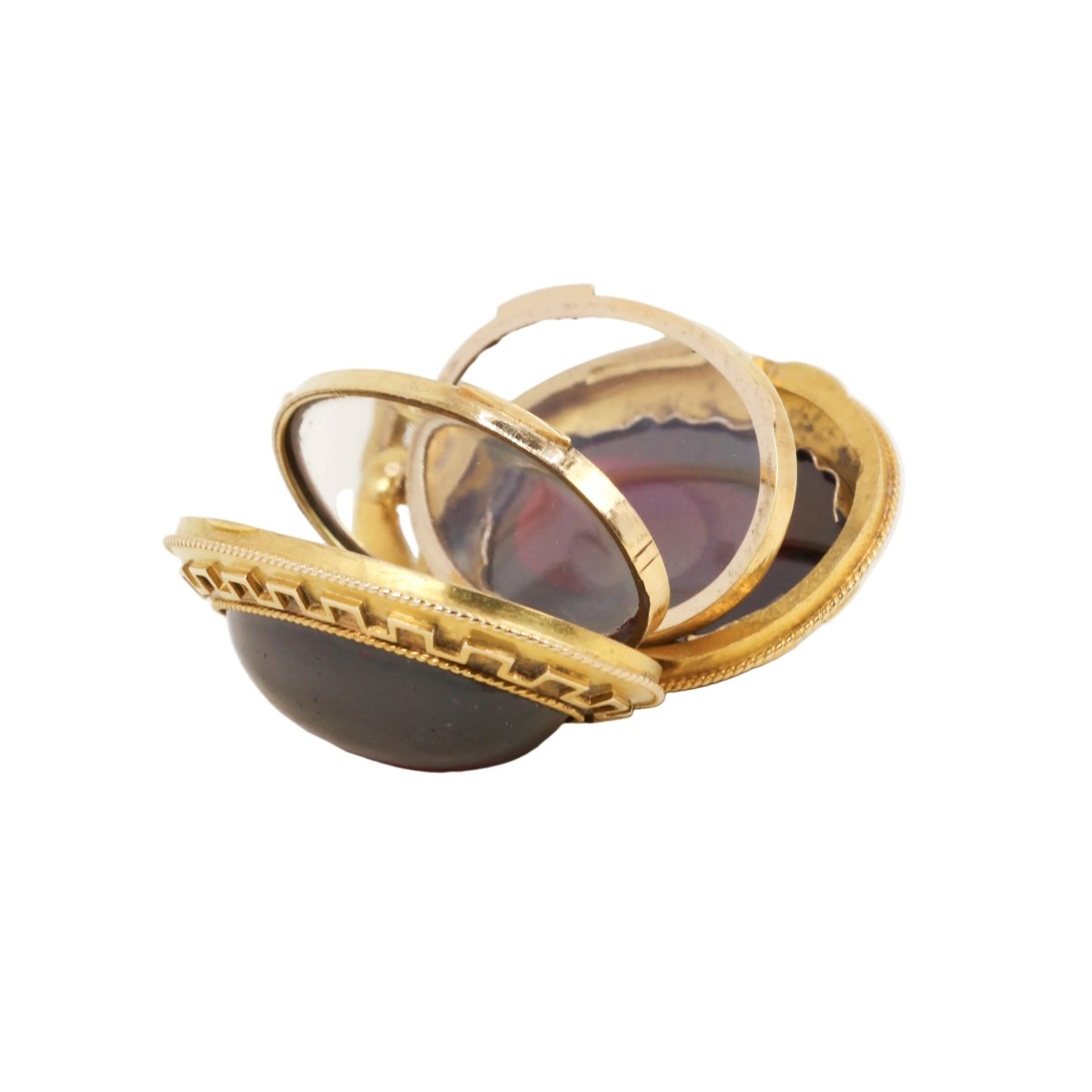 Pendentif en or jaune et grenat - Castafiore