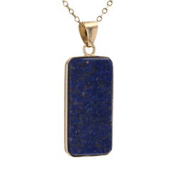 Pendentif en or jaune et lapis - lazuli - Castafiore