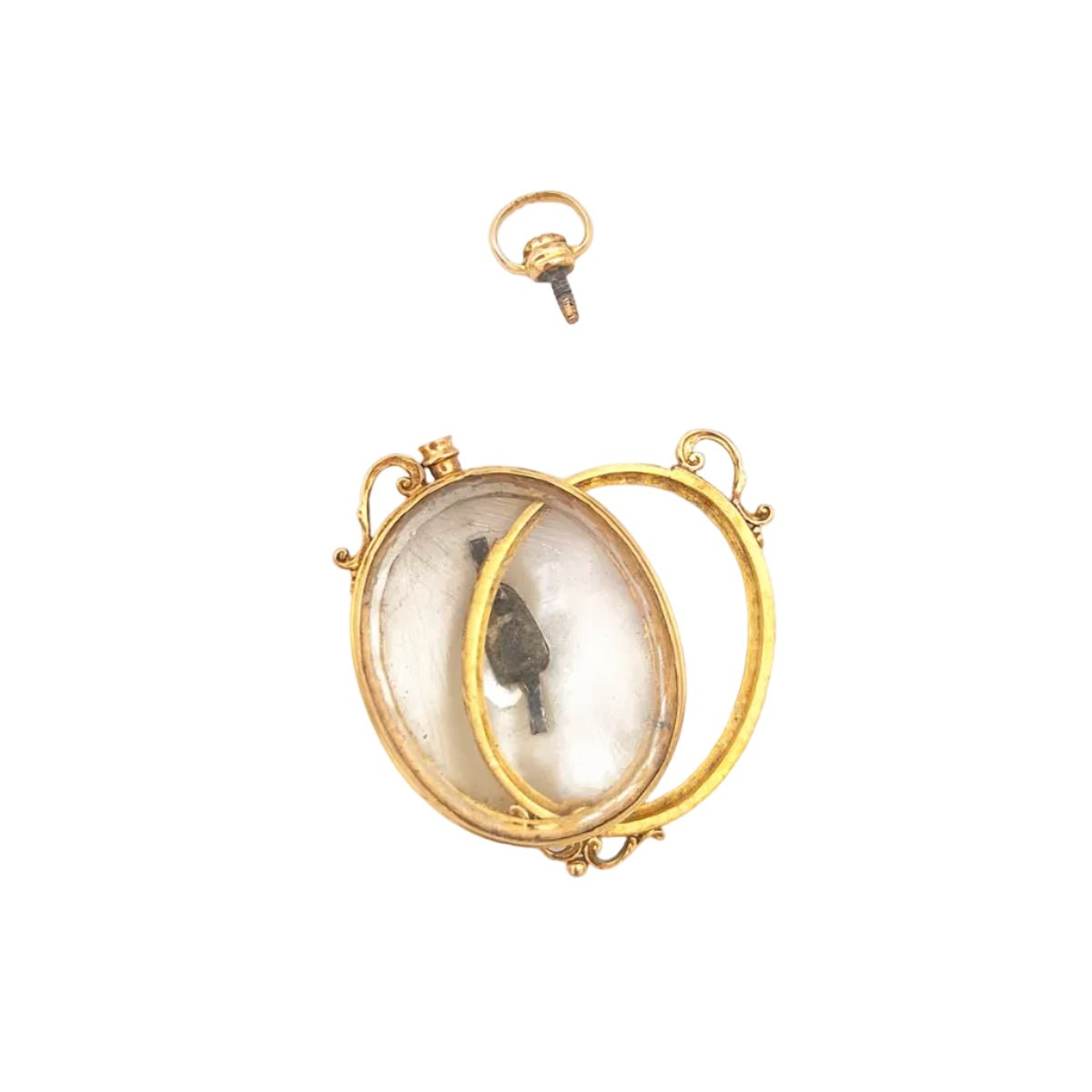 Pendentif en or jaune et nacre - Castafiore