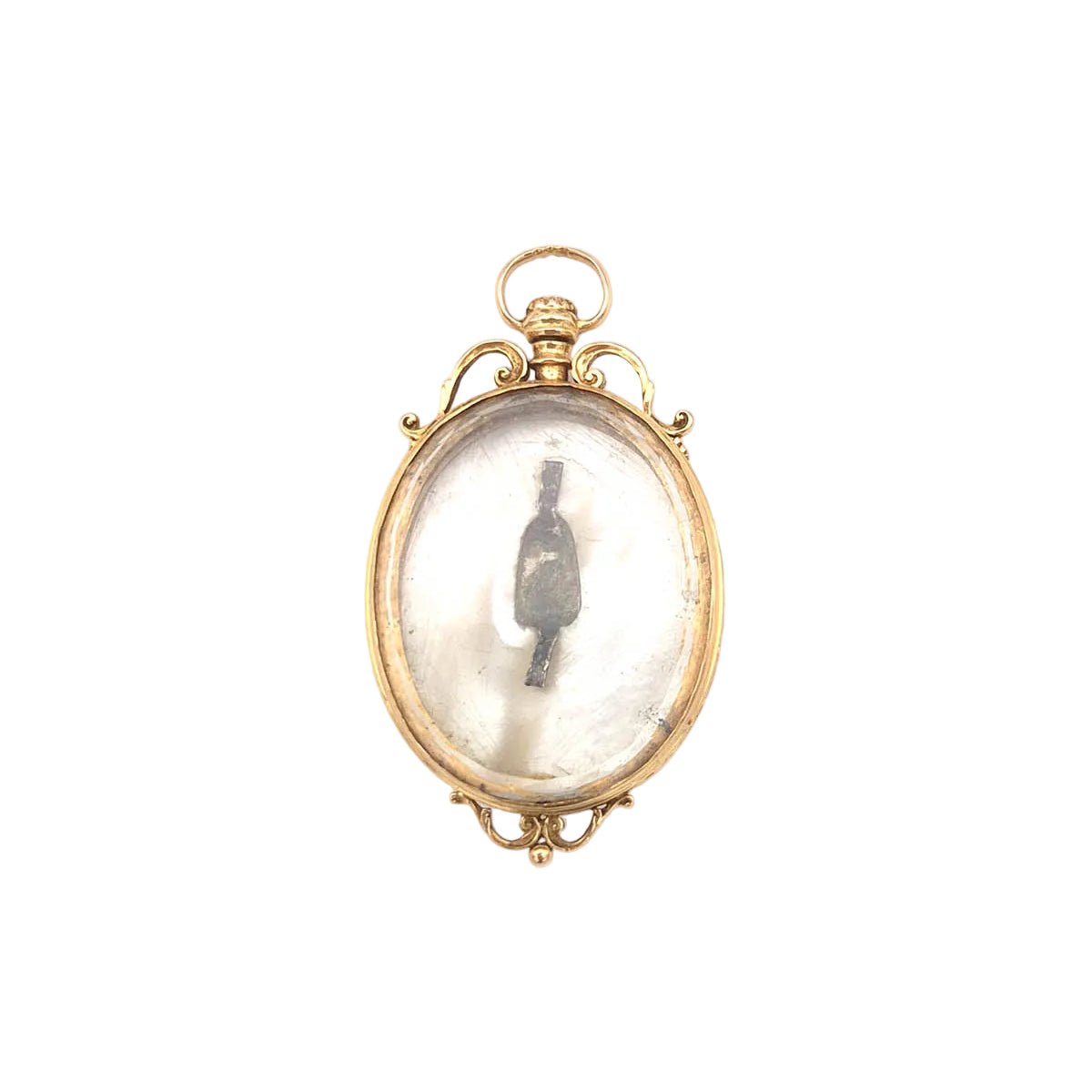 Pendentif en or jaune et nacre - Castafiore
